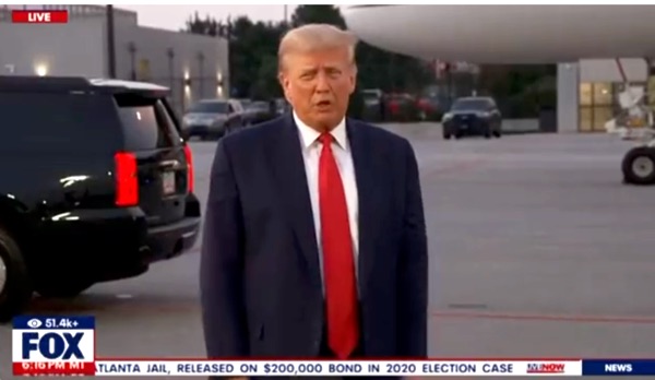'Travesty of Justice': Arraigned in Georgia, Trump Pleads Not Guilty to ...